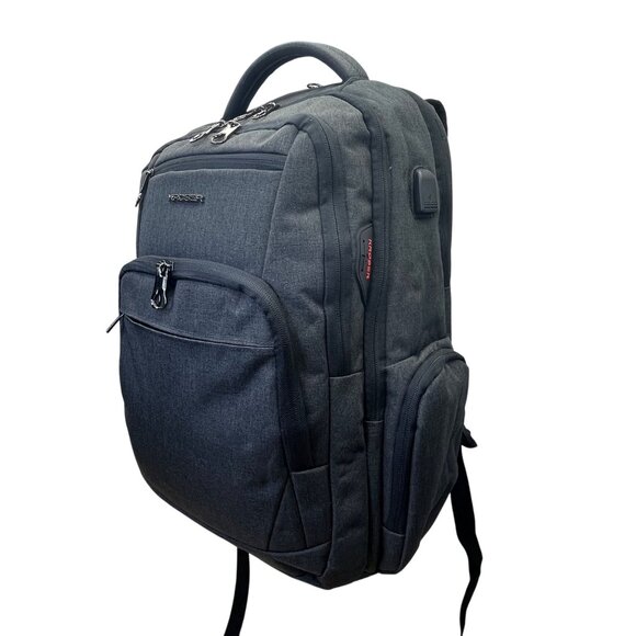 Kroser Unisex Charcoal USB Charging Water-Resistant Travel Laptop Backpack - Picture 3 of 15